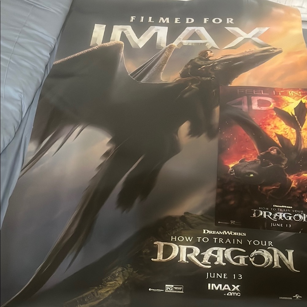 How To Train Your Dragon Both Movie Posters 2025 Great